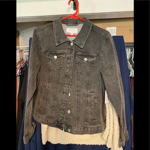 Time and Tru Black Jean Jacket